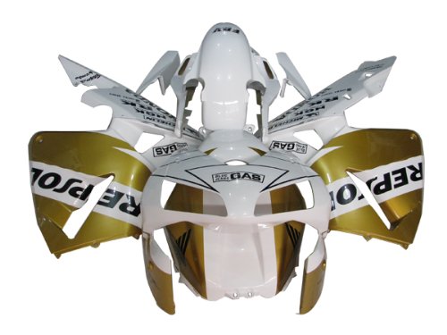 Bodywork Fairing Kit Injection Mold Technology For Honda CBR600RR F5 03 04 ABS Plastic (I) Free Gifts: Heat Shield, Windscreen and Tank Pad Body Kits Yonglong BH64DCN