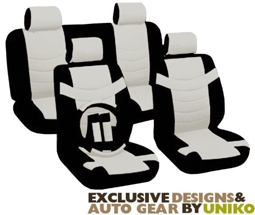 Accessories Unique Imports superior-pu-11pc-black/white