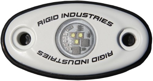 Rigid Industries 48032 A-Series Amber Low Strength LED Light with White Frame Performance Parts & Accessories Rigid Industries 48032