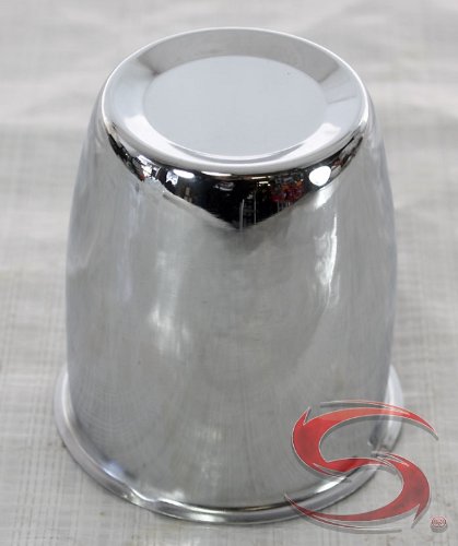 2.95 in Trailer Wheel Center Cap Chrome Plated Steel Closed End Trailer Excalibur ST-115