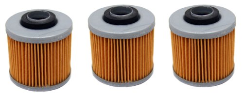 Factory Spec, FS-707, Yamaha Oil Filters 3 Pack Raptor 700 Oil Filters Factory Spec (3)FS-707