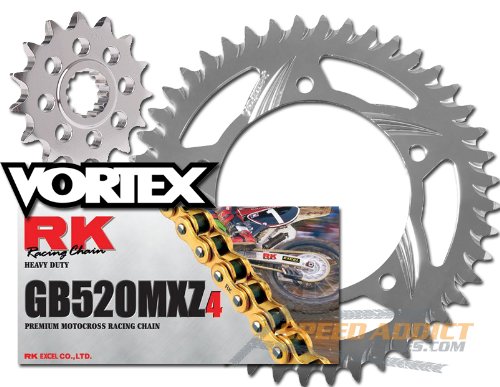 Chain & Sprocket Kits RK Vortex 4022-018ZG