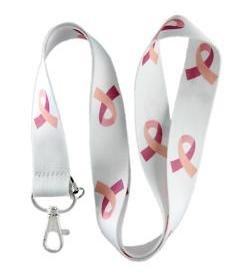 Key Chains  Lan Ribbon White