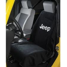 Officially Licensed Jeep Seat Armour™ Towel Seat Cover- Black Accessories Seat Armour JEEP-SeatArmour-BLK