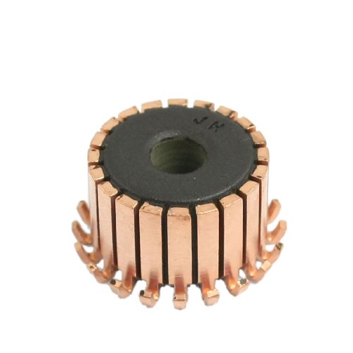 4.5mm Shaft Dimeter 20 Gear Tooth Copper Shell Mounted On Armature Commutator Generators Amico a12102200ux0806