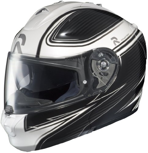 HJC RPHA-MAX Align Modular Motorcycle Helmet (White, XX-Large) Helmets HJC Helmets 0807-1110-08