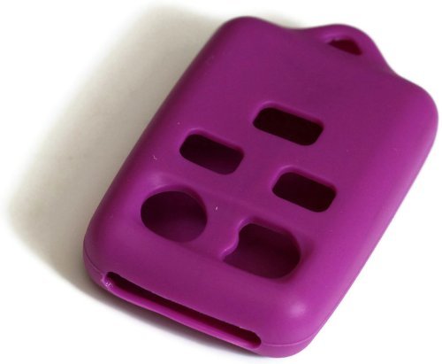 Purple Silicone Key Fob Cover Case Smart Remote Pouches Protection Key Chain Fits: Lincoln Navigator 03-10 Key Chains DanteGTS FRDB65.PUR.AMZ.B125