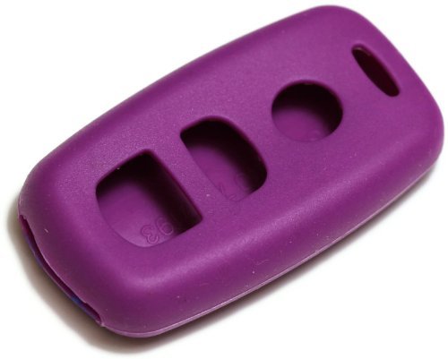 Purple Silicone Key Fob Cover Case Smart Remote Pouches Protection Key Chain Fits: Mazda3 04-10 no trunk Key Chains DanteGTS MZDAM13.PUR.AMZ.M127