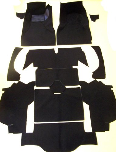 Newark Auto 1965 1966 1967 Corvette Coupe Saddle Nylon Loop Replacement Carpet With 20 Ounce Padding Flooring & Carpeting Newark Auto Products 171-Cp-621