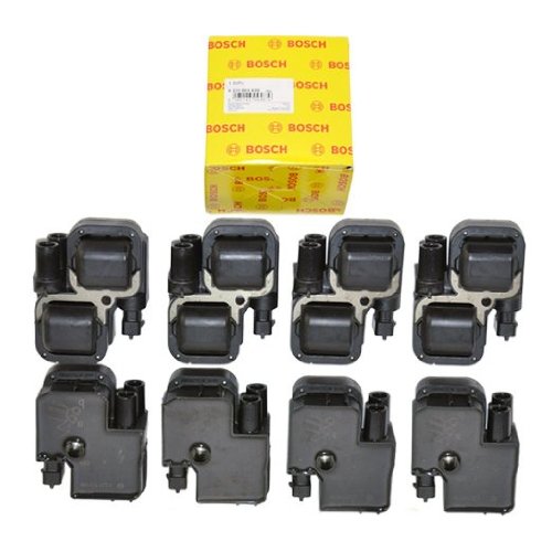 Coil Packs Bosch 0221503035 , 0001587803 , 0001587303 , 0 221 503 035 , 000 158 78 03 , 000 158 73 03 => Mercedes-Benz Ignition Coil Bosch OEM (8pcs) 0221503035 => 2001 2002 2003 2004 2005 C240 / 1998 1999 2000 C280 / 2002 2003 2004 C32 AMG / 2001 2002 2003 2004 2005 C320 / 1998 1999 2000 C43 AMG / 2005 2006 C55 AMG / 1998 1999 2000 2001 2002 2003 2004 2005 2006 CL500 / 2001 2002 2003 2004 2005 2006 S55 AMG CLK55 AMG CL55 AMG / 1998 1999 2000 2001 2002 2003 2004 2005 CLK320 / 1999 2000 2001 2002 2003 CLK430 / 2003 2004 2005 2006 CLK500 / 2006 S350 CLS500 CLS55 AMG / 1998 1999 2000 2001 2002 2003 2004 2005 E32 / 1998 1999 2000 2001 2002 E430 / 2003 2004 2005 2006 E500 / 1999 2000 2001 2002 2003 2004 2005 2006 E55 AMG / 2002 2003 2004 2005 2006 2007 2008 G500 / 2003-2010 G55 AMG / 1998-2003 ML320 / 2003-2005 ML350 / 1999-2001 / ML430 / 2002 2004 2005 2006 2007 ML500 / 2000 2001 2002 2003 ML55 AMG / 2006 2007 R500 / 2000 2001 2002 2003 2004 2005 2006 S430 S500 / 1999 2000 2001 SL500 / 2002 2003 R129 Chassis SL500 / 2004 2005 2006 SL500 / 2003 2004 2005 2006 2007 2008 SL55 AMG / 2002 2003 2004 SLK32 AMG / 2001 2002 2003 2004 SLK320 / 2005 2006 2007 2008 2009 2010 SLK55 AMG / 2005 2006 2007 2008 2009 SLR McLaren