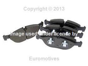 BMW e38 750 Brake Pad Set Front TEXTAR friction linings braking pads Brake Pads Textar BMW 341167612463