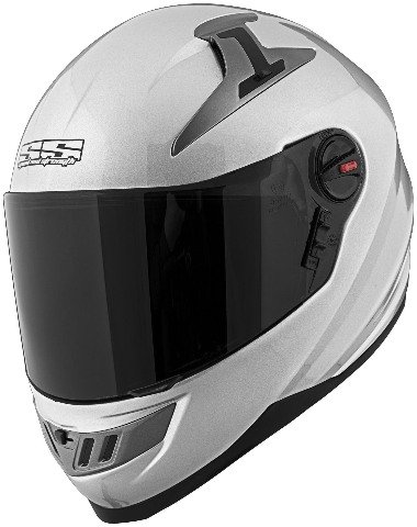 Speed & Strength SS1300 Solid Helmet , Distinct Name: Speed Silver, Gender: Mens/Unisex, Helmet Category: Street, Helmet Type: Full-face Helmets, Primary Color: Silver, Size: Md 87-6884 Helmets Speed and Strength 87-6884