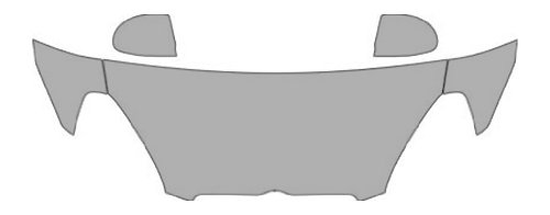 P#:2008-HYUNDAI-ACCENT-9900M Clear Bra Paint Protection Film Kit for a HYUNDAI ACCENT SE. Coverage includes a Hood Fender Mirror Kit (3M Scotchgard Film) Protective Shields InvisibleMask 2008-HYUNDAI-ACCENT-9900M