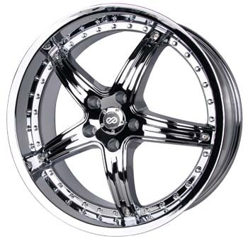 ENKEI - ls-5 - 18 Inch Rim x 8 - (5x112) Offset (50) Wheel Finish - Chrome Racing Enkei 437-880-4450CP