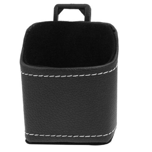 uxcell Black Litchi Print Faux Leather Keys Phone Organizer Case Storage for Car Auto Door & Seat Back Organizers uxcell a13011800ux0392