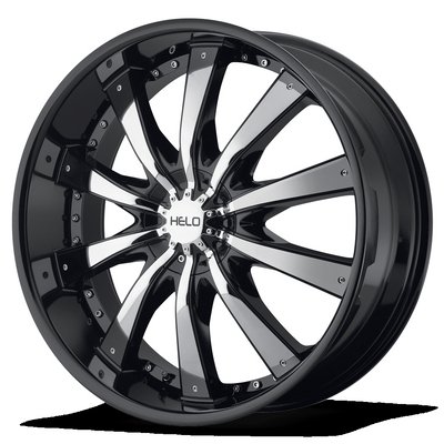 Helo HE87526900338 HE875 26x9.5 BLACK (38mm) Car Helo HE87526900338
