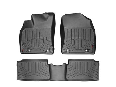 2011-2016 Lexus CT-Weathertech Floor Liners-Full Set (Includes 1st and 2nd Row) Black Custom Fit WeatherTech 444841-444842