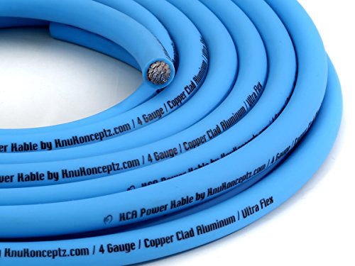 Power & Ground Cable KnuKonceptz KCA-N4-BLU-10