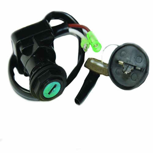 Caltric IGNITION KEY SWITCH Fits KAWASAKI BAYOU 220 KLF220 1996-2002 ATV SWITCH Switches Caltric SW118-6