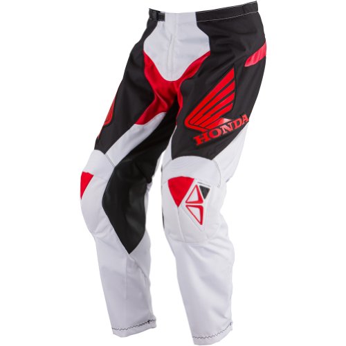 Honda Motorcycle Officially Licensed 1nd Atom Men's MotoX/Off-Road/Dirt Bike Motorcycle Pants - Red / Size 32 Pants & Chaps One Industries 50112-007-032-FBA