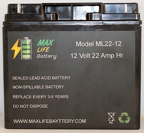 12V Max Life Battery ML22-12ALT36