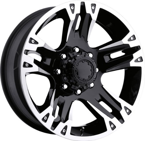 ULTRA - type 234/235 maverick - 22 Inch Rim x 9.5 - (8x6.5) Offset (12) Wheel Finish - black with diamond cut Car Ultra 235-2282B