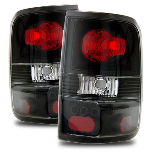 Ford F-150 Black LED Tail Lights - Fits: All Tail Lights LimeLite Performance lw-b-7314