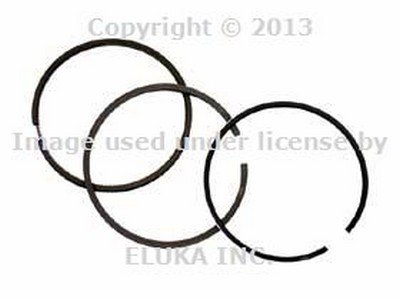 6 X BMW OEM Piston Ring Set (89.47 mm, +0.50 mm Over) for 2002 2002tii 530i 320i 733i 630CSi 633CSi 533i 3.0S 3.0SBav 3.0Si 318i 3.0CS 2000 Forged Goetze 11251261132OEM_6