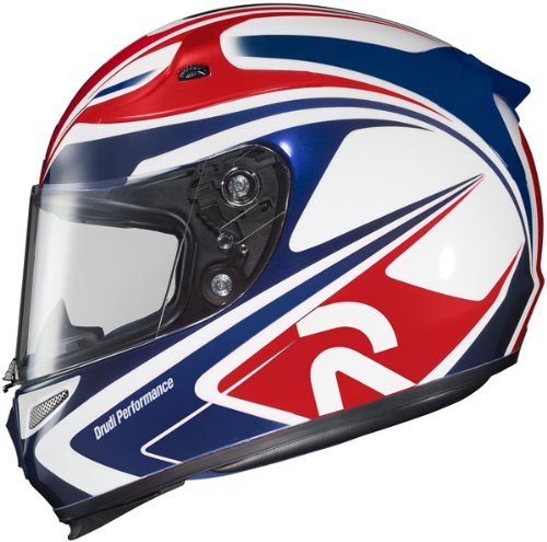 HJC RPHA-10 Zappy Full Face Motorcycle Helmet - Red/White/Blue, Small Helmets HJC Helmets 1582-952