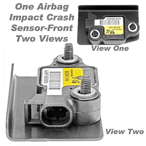 APDTY 601321 Airbag Impact Crash Sensor(Fits 2005-2007 Buick Lacrosse)Front Position,Female Electrical Connector,Plug and play for easy, economical installation - no reprogramming necessary,Replaces Factory OEM Part Number(s)10372781 Airbags APDTY 601321