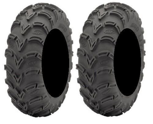 Pair of ITP Mud Lite (6ply) ATV Tires 23x8-10 (2) Tire & Wheel Assemblies Powersports Bundle 56A326