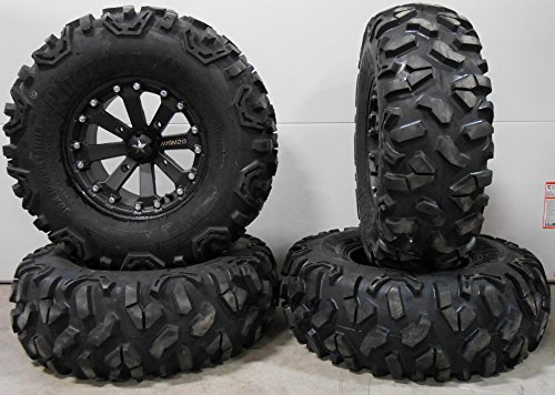 Wheels & Tires KJ Motorsports MSAM20BK14X7+30RTXD3