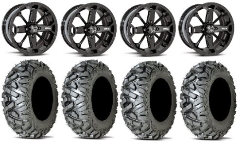 ATV & UTV KJ Motorsports MSAM17BK12X7+25M3501