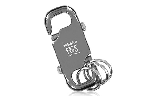 Nissan GT-R Key Chain With 4 Quick Release keychain Rings Key Chains Nissan NIKPF500-AE