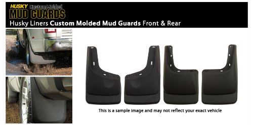04 - 12 Ford F150 w/o Flares Husky Custom Splash Guard Mud Flap Front & Rear Mud Flaps & Splash Guards Husky Liners
