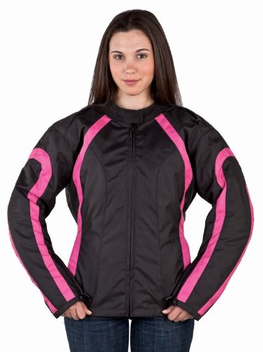 Jackets & Vests Billy's Biker Gear LJ7001TEXPNK-LG