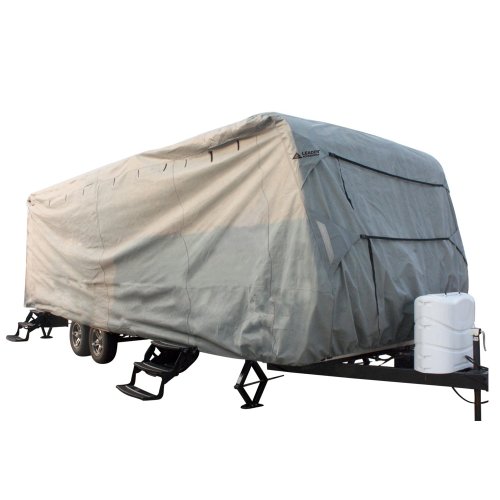 Leader Accessories Travel Trailer RV Cover Fits 30'-33' Camper Heavy Duty 300 Denier Polyester 402*102*104 RV & Trailer Covers Leader Accessories 90101010