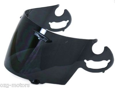 Smoke RR5 aftermarket visor to fit Arai helmet Shield Visor Rx7 RR5 Corsair GP V RX-Q, RX-7GP, Quantum Dark Tint Helmet Visors OZ-USA Smoke RR5 arai