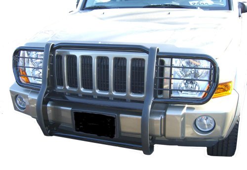 Chevrolet Tahoe Chevrolet Tahoe One Piece Grill/Brush Guard Black Grille Guards & Bull Bars Stainless Products Performance Grille & Brush Guards American Auto Accessories AR-4065-h-a2