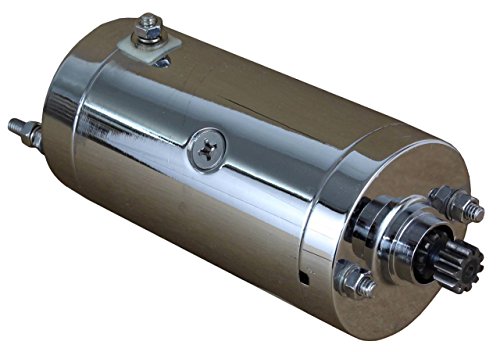 NEW HIGH TORQUE CHROME STARTER HARLEY XLCH SPORTSTER XLCR CAFÄ RACER 1000CC 31458-66B 3145866B MGL4004 Starters Rareelectrical 120008503313