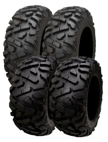 ATV Tire Set of 4 Front and Rear 25 Suzuki Eiger 400 4x4 2002-2007 Wheels & Tires ThumperJockey TJ1157