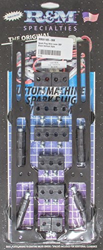 R&M 1105-90K Black Vertical Style Spark Plug Wire Loom Looms & Accessories R&M Specialties 1105-90K