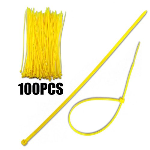 Zitrades Cable Ties 9.85 Set of 100pcs Yellow By Zitrades Cables ZITRADES