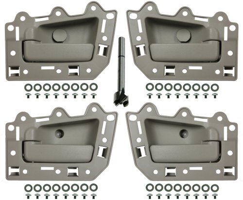 LatchWell PRO-4001715 4-piece Interior Door Handle Repair Kit Set in Light Beige for Jeep Grand Cherokee Body LatchWell PRO-4001715