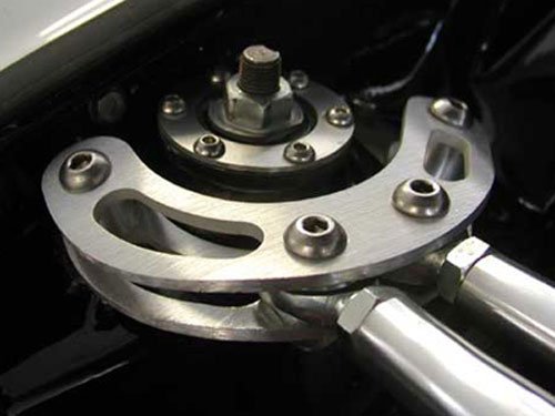 Rennline 1965-1989 911/912/930 All Strut tower brace-truss mount - 2 point-Dual Bar Black Engine Mounts Rennline SB80.91.93Black