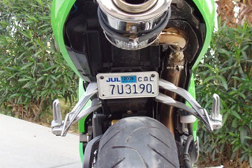 2005-2006 Kawasaki ZX6R Fender Eliminator License Plate Bracket Fenders GKA Industries 0506-ZX-FE