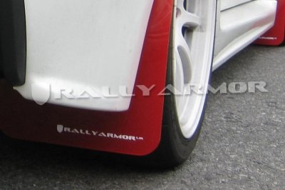 Mud Flaps & Splash Guards Rally Armor MF8-UR-RD/WH