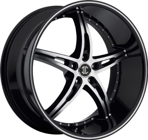 2CRAVE SF 1 - no.14 - 22 Inch Rim x 9 - (5x120) Offset (35) Wheel Finish - glossy black with machined face & stripe Car 2CRAVE SF 1 N14-2290KK35JD