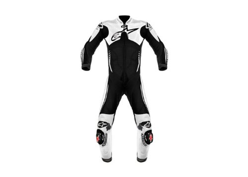 Alpinestars Atem Leather Suit (Black/White) (54) Racing Suits Alpinestars 2801-074BW
