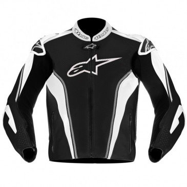 Alpinestars GP Tech Leather Jacket (Black/Grey/White) (52) Jackets & Vests Alpinestars APS-GP-TECH-BGW